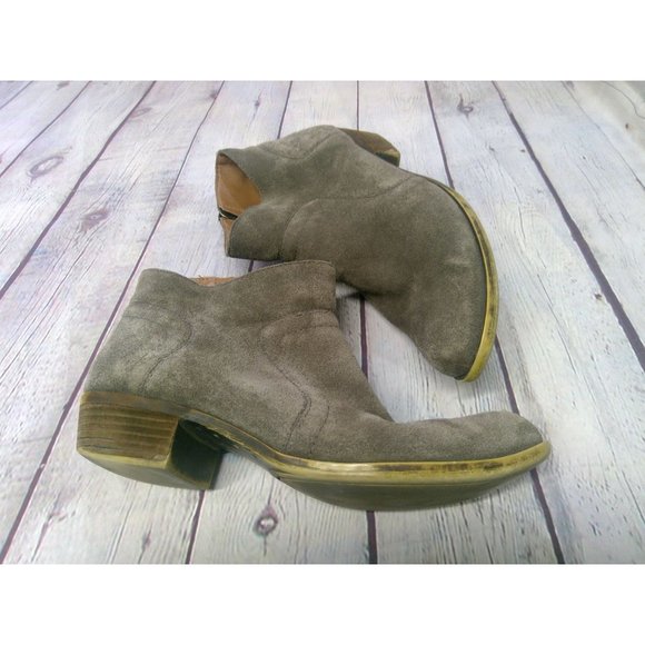 Lucky Brand | Ankle Bootie Grey Leather Size 9.5 - Picture 3 of 7